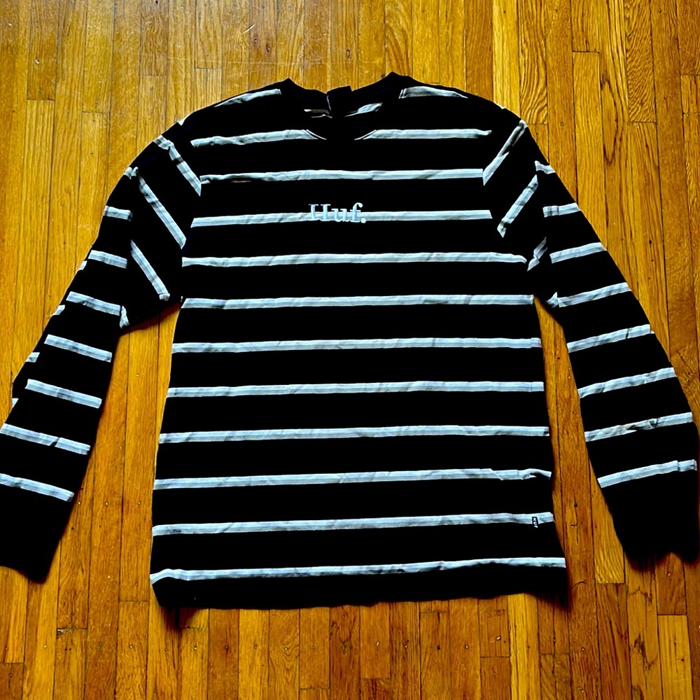 Huf striped shirt size XL